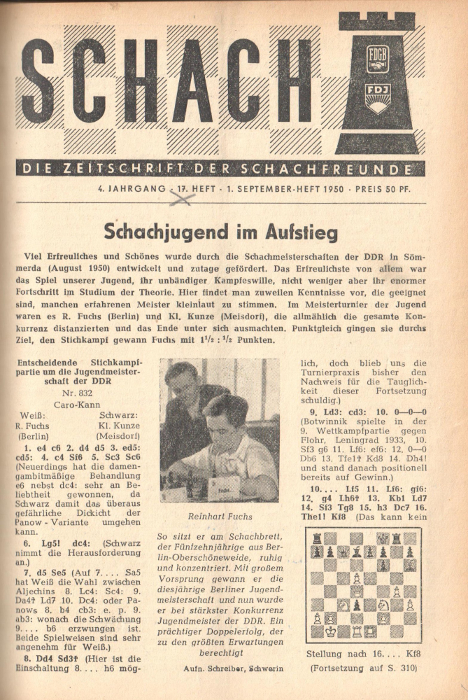 Schach 1950 Nr 17